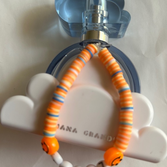 Lorax Orange Yellow And Blue Handmade Flat Clay Bead Braclet - Picture 2 of 3